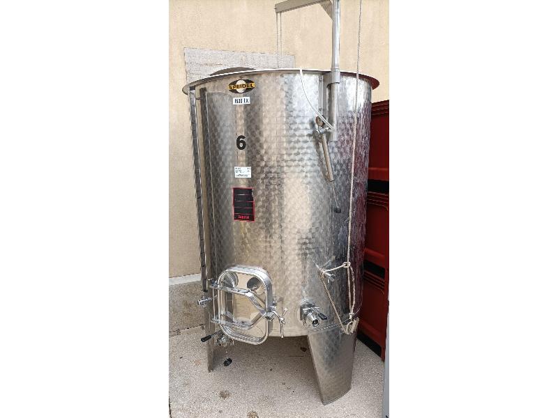 CUVE 1600 LT OUVERTE D.1200 FOND CONIQUE