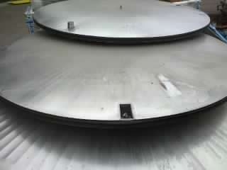 COUVERCLE DE CUVE INOX DIAM 1,76M