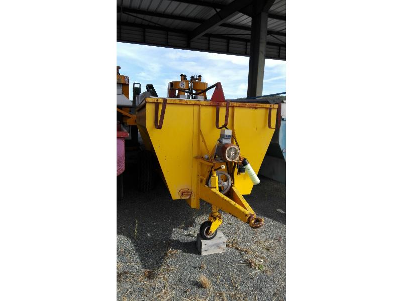 REMORQUE BENNE 40HL ACIER PEINT