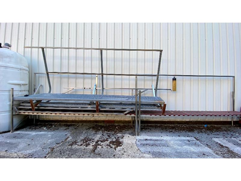 PASSERELLE LONGIT.3M GALVA-1 GC INOX