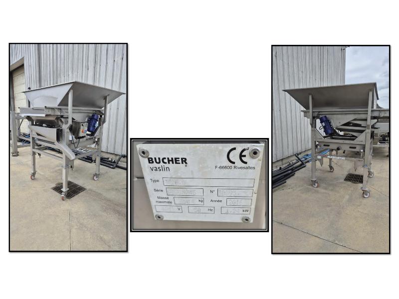 TABLE VIBRANTE BUCHER TRV 20